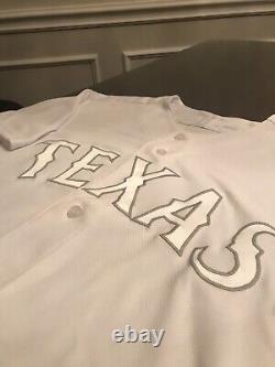 Rare Team Issued 2019 Texas Rangers Authentic Players Weekend Majestic Jersey 46