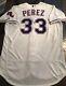 Rare Team Issued Martin Perez #33 Texas Rangers Authentic Home Jersey Size 46/l