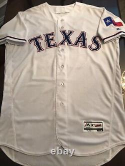 Rare Team Issued Martin Perez #33 Texas Rangers Authentic Home Jersey Size 46/L