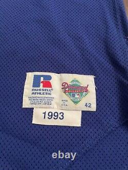 Rare Team Issued Texas Rangers 1993 #66 Authentic On-Field BP Jersey 42/M+ Sborz