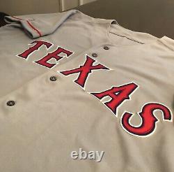 Rare Team Issued Texas Rangers 1995-1999 Authentic On-Field Russell Jersey 48/XL