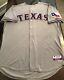 Rare Team Issued Texas Rangers Authentic Majestic On-field Away Jersey Size 54