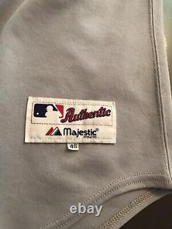 Rare Team Issued Texas Rangers Authentic On-Field Majestic Vest Jersey Size 46