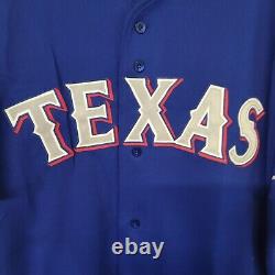 Rare Vintage 2001 Rawlings Authentic Texas Rangers 100 Seasons Jersey 48 XL EUC