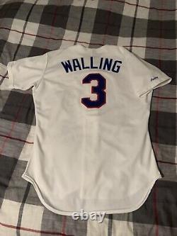 Rawlings Texas Rangers Denny Walling 1991 Issued Home Jersey White Size 44