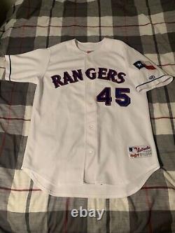 Rawlings Texas Rangers Hideki Irabu Home White Jersey Size 44