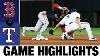 Red Sox Vs Rangers Game Highlights 5 14 22 Mlb Highlights