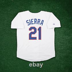 Ruben Sierra 1992 Texas Rangers Cooperstown Men's Home White Jersey