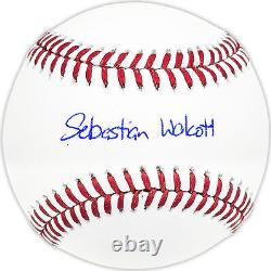 Sebastian Walcott Autographed Mlb Baseball Rangers Full Name Beckett 227314