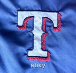 Size XL Texas Rangers Quarter Zip Pullover