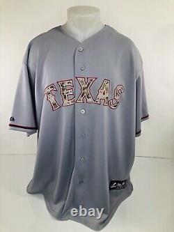 TEXAS RANGERS / PRINCE FIELDER / MAJESTIC CAMOUFLAGE Stitched 3XL Jersey EXC