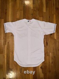 TEXAS RANGERS Rawlings AUTHENTIC White Blank Jersey 40 Rodriguez Gonzalez Greer