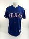 Texas Rangers / Wood Stitched Majestic 40th Anniversary 2012 Mens 40 Jersey