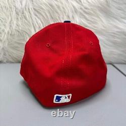 Texas Rangers 2010 MLB World Series Fitted Field New Era Hat Size 7 5/8