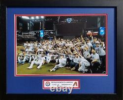 Texas Rangers 2023 World Series Champions Custom Framed Picture