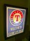 Texas Rangers Baseball Stadium Bar Man Cave Lighted Advertising Sign