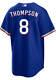 Texas Rangers Bubba Thompson #8 Nike Royal Alternate Official Mlb Player Jersey
