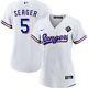Texas Rangers Corey Seager Women's Nike 2023 World Series Jersey Large -nwt