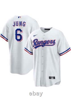 Texas Rangers Josh Jung #6 Nike Men's White Home Official MLB Player Jersey