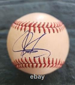 Texas Rangers Josh Jung Signed Autographed Auto Ball Baseball ROMLB Rawlings