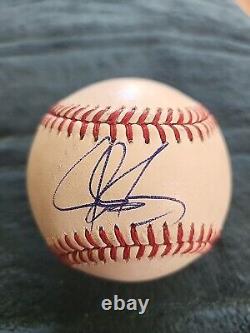 Texas Rangers Josh Jung Signed Autographed Auto Ball Baseball ROMLB Rawlings