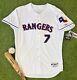 Texas Rangers Kenny Lofton Bnwt Authentic Majestic Mlb Baseball Jersey Vintage