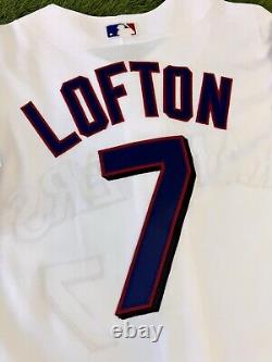 Texas Rangers Kenny Lofton BNWT Authentic Majestic MLB Baseball Jersey Vintage