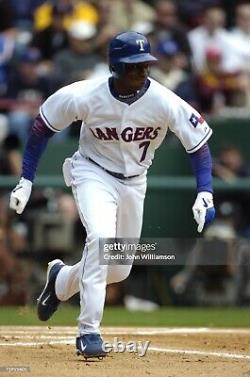 Texas Rangers Kenny Lofton BNWT Authentic Majestic MLB Baseball Jersey Vintage