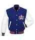 Texas Rangers Letterman Varsity Jacket Blue And White