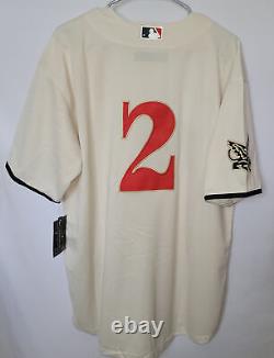 Texas Rangers Nike #2 Marcus Semien Cream 2023 City Baseball Jersey size XL