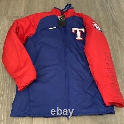 Texas Rangers Nike Authentic Collection Dugout Full-Zip Jacket Men's Size Small