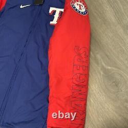 Texas Rangers Nike Authentic Collection Dugout Full-Zip Jacket Men's Size Small
