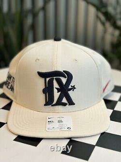 Texas Rangers Nike City Connect Pro Snapback Hat Natural M/L