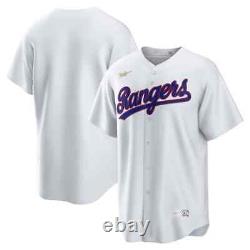 Texas Rangers Nike Home Cooperstown Collection Team Jersey Men's MLB Throwback