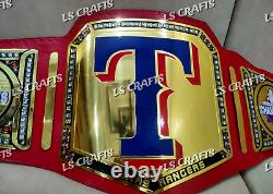 Texas Rangers World Series 2023 Championship Belt 2MM Brass