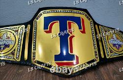 Texas Rangers World Series 2023 Championship Belt 2MM Brass