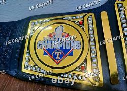 Texas Rangers World Series 2023 Championship Belt 2MM Brass