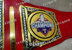 Texas Rangers World Series 2023 Championship Belt 2MM Brass