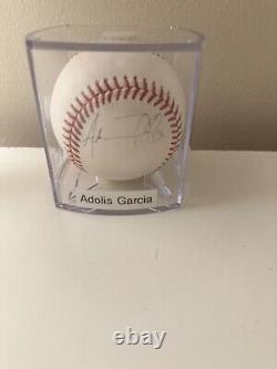 Texas Rangers World Series Champion Adolis Garcia Signed Rawlings Baseball