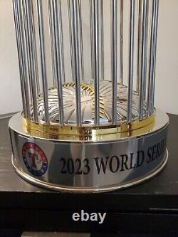 Texas Rangers World Series Champion Trophy Exact Size
