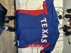 Texas rangers majestic jersey xl