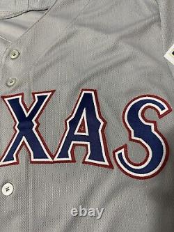 Tony Barnette Game Used Jackie Robinson Day Texas Rangers Jersey Majestic sz 46