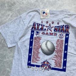 VTG DS 90s MLB ALL STAR 1995 TEXAS RANGERS SALEM SPORTSWEAR T-SHIRT SIZE L