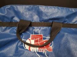 VTG Texas Rangers Duffel Bag Blue TR Baseball luggage Travel Carry-on Large