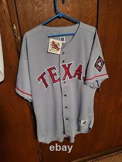 Vintage 90's Era Texas Rangers Authentic On-Field Russell Away Jersey Sz52 NWT