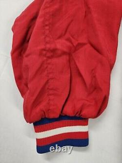 Vintage 90's Starter Jacket MLB Texas Rangers Size Large Diamond Collection