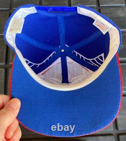 Vintage 90s Texas Rangers The Game Big Logo SnapBack Hat Cap MLB Wool Blend