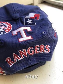 Vintage MLB Texas Rangers Cooperstown Collection Strapback Baseball Hat Cap