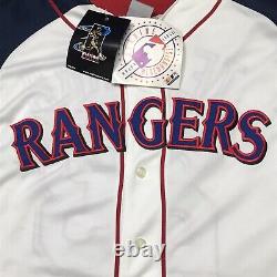 Vintage Majestic Texas Rangers #23 Mark Teixeira Embroidered Jersey Men's Large