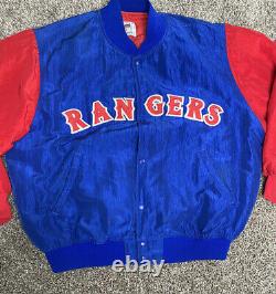 Vintage Starter MLB Texas Rangers Baseball Jacket Diamond Edition Made In USA